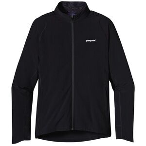 Patagonia Traverse Jacket Men's Black Lightweight Stretch Full Zip Logo Size S